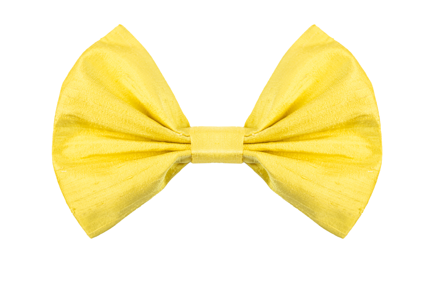 Fiocco in Seta Giallo Mimosa