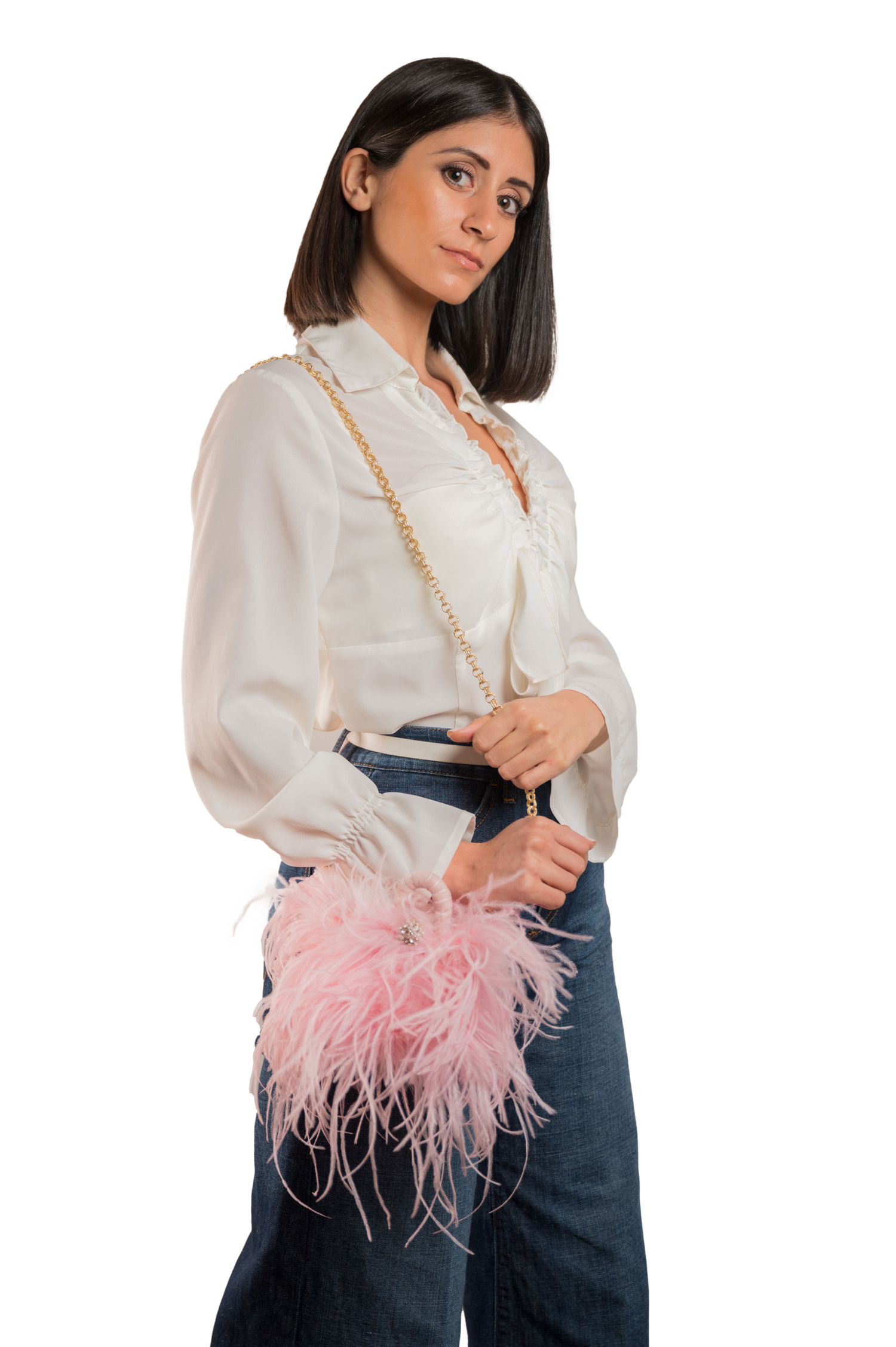 Micro coffa bag in Pink Sugar - immagine 4