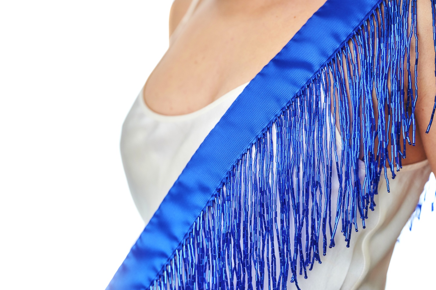 Tracolla in Blu Elettrico