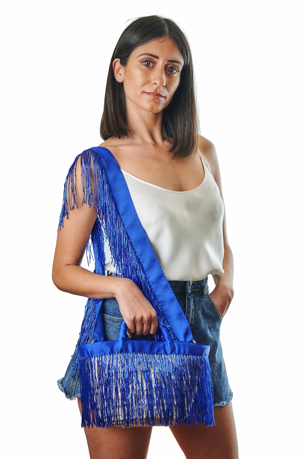 Tracolla in Blu Elettrico - immagine 2