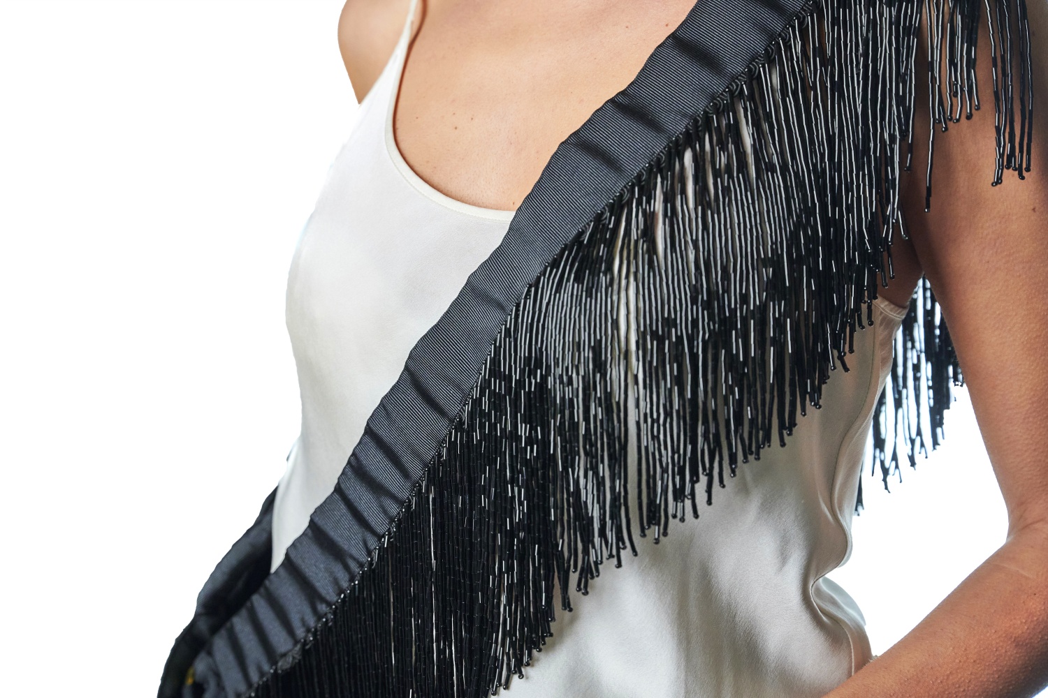 Tracolla in Nero Brillante