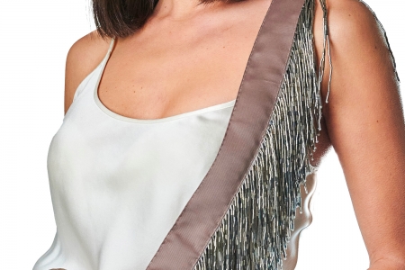 Shoulder strap in Dove Grey